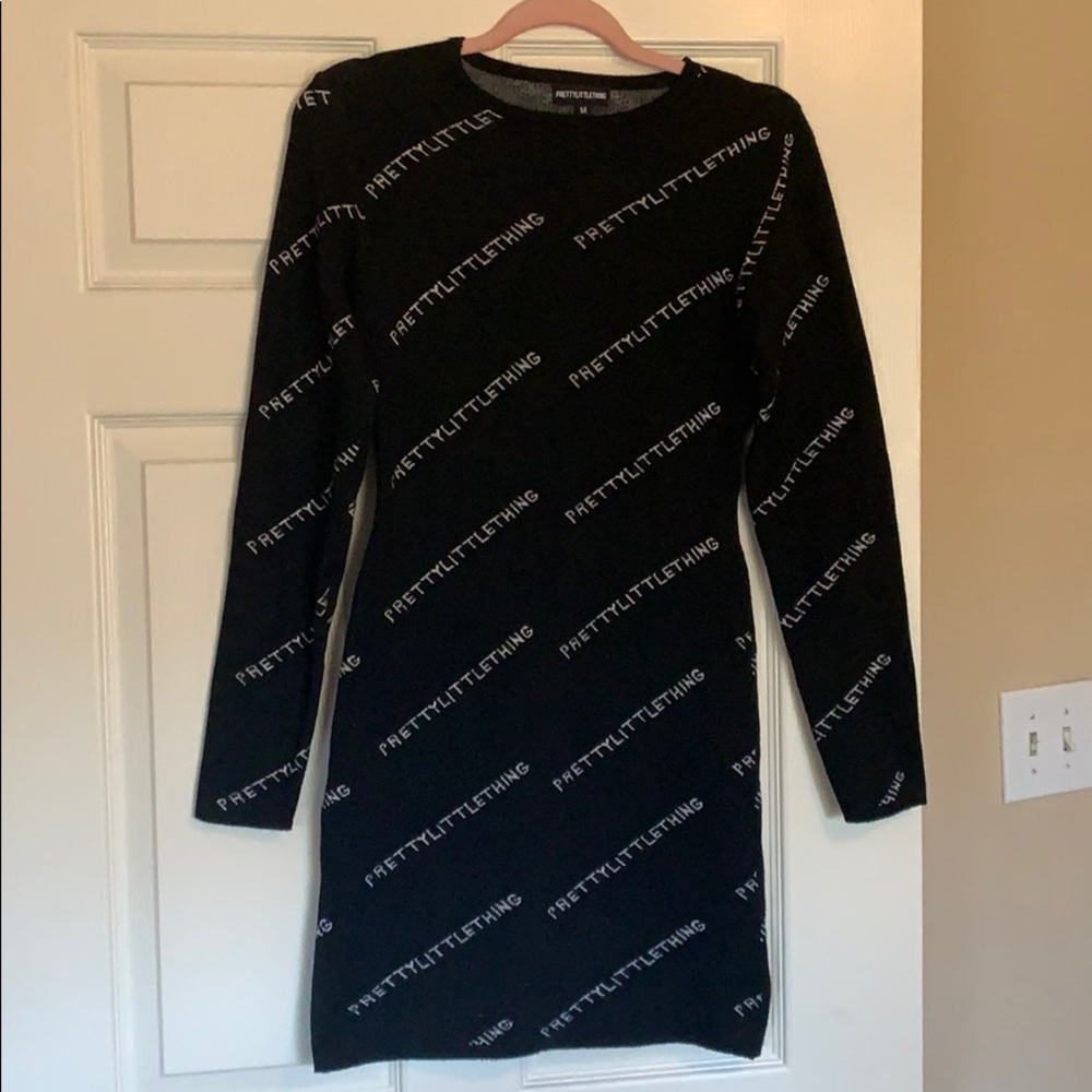 Prettylittlething Logo Dress